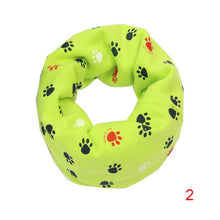 Baby Kids Child Cotton Scarf Little Feet Printing Boys Girls O Ring Scarf Children Collar Child Neck Scarves J4U66