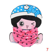 Baby Kids Child Cotton Scarf Little Feet Printing Boys Girls O Ring Scarf Children Collar Child Neck Scarves J4U66