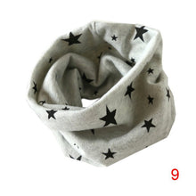 Boys Girls Collar Baby Heart Star Butterfly Scarf Cotton O Ring Neck Scarves Children Outdoor Ring Scarf J4U66