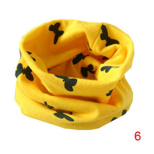Boys Girls Collar Baby Heart Star Butterfly Scarf Cotton O Ring Neck Scarves Children Outdoor Ring Scarf J4U66