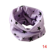 Boys Girls Collar Baby Heart Star Butterfly Scarf Cotton O Ring Neck Scarves Children Outdoor Ring Scarf J4U66