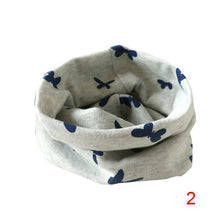 Boys Girls Collar Baby Heart Star Butterfly Scarf Cotton O Ring Neck Scarves Children Outdoor Ring Scarf J4U66