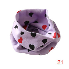 Boys Girls Collar Baby Heart Star Butterfly Scarf Cotton O Ring Neck Scarves Children Outdoor Ring Scarf J4U66