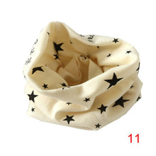 Boys Girls Collar Baby Heart Star Butterfly Scarf Cotton O Ring Neck Scarves Children Outdoor Ring Scarf J4U66