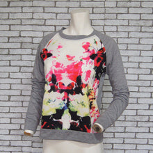 Women Casual Long Sleeve Hoodies Pullover O-neck Floral Print Patchwork Sweatshirts Sudaderas Mujer Plus Size J4U66