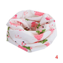 Baby Bibs Boys Girls Love Heart Cartoon Cute Scarf Cotton O Ring Collars Children Accessories Neckerchief Scarves J4U66