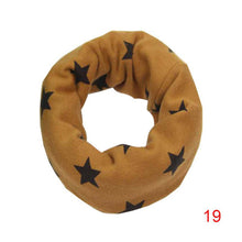 Baby Kids Cotton Scarf Boys Girl Star Printing O Ring Children Collar Child Neckerchief Scarves J4U66