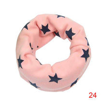 Baby Kids Cotton Scarf Boys Girl Star Printing O Ring Children Collar Child Neckerchief Scarves J4U66