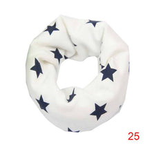 Baby Kids Cotton Scarf Boys Girl Star Printing O Ring Children Collar Child Neckerchief Scarves J4U66
