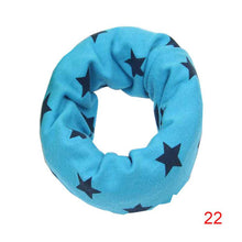 Baby Kids Cotton Scarf Boys Girl Star Printing O Ring Children Collar Child Neckerchief Scarves J4U66