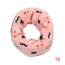 Baby Kids Cotton Scarf Boys Girl Star Printing O Ring Children Collar Child Neckerchief Scarves J4U66