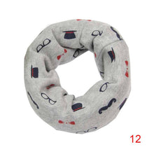 Baby Kids Cotton Scarf Boys Girl Star Printing O Ring Children Collar Child Neckerchief Scarves J4U66
