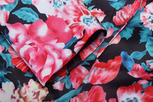 casual women one button jacket slim casual business blazer suit floral coat outwear J4U66