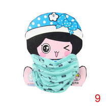 Child Scarf Boys Girls Kids Cute Cartoon O Ring Neckerchief Scarves Toddler Baby Scarf Warm Wear J4U66
