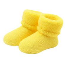 Design Candy Color Socks Lovely Sweet Thicken Warm Children Baby Candy Color Socks J4U66