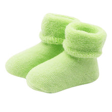 Design Candy Color Socks Lovely Sweet Thicken Warm Children Baby Candy Color Socks J4U66