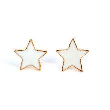 Girls Cute Stud Earring Jewelry Blue/Red/Black Crystal Star Earring J4U66
