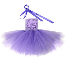 Kids Clothing Dresses For Girls Casual Flower Ball Gown Tutu Birthday Party Dress Solid Baby Children Clothes J4U66