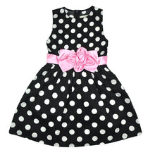 Kids Clothing Dresses Girls Toddler Princess Dress Sleeveless Polka Dots Bowknot Girl Lovely Birthday Party Sundress J4U66