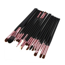 MAANGE 20pcs Makeup Brushes Set Powder Foundation Eyeshadow Eyeliner Lip Brush Tool + Sponge Beush S1 J4U66