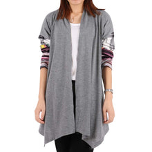 long sleeve knitwear sweater women casual printed knit sweaters cardigan coat gray wo25 J4U66