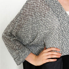 Bat Sleeved Long Casual Coat Cardigan Knitted Patchwork Shirt J4U66