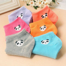 Socks Panda Pattern Cute Cartoon Candy Color Socks With Y3 J4U66