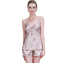 Two Sets Of Suits Sexy Shorts Pijama Ladies Pajamas Noble Clothing Pajama Sets J4U66
