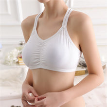 women bra spaghetti straps stretch brassiere push up bras back butterfly patern hollow tops seamless padded vest J4U66