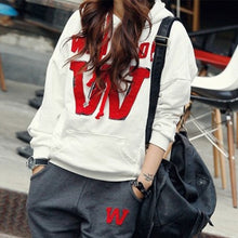 New Women Casual Coat+Pants Hoodie Suit Letter Printed Long Sleeve Sweatshirt Blouse Tops Tracksuit Outerwear Y02 J4U66