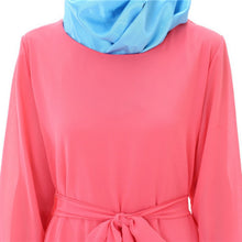 Chiffon Long Sleeve LKaftan Abaya Jilbab Islamic Muslim Cocktail ong Dress J4U66