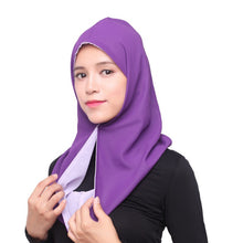 New Women Headwear Two Way Use Muslim Chiffon Hijab Cover Islamic Scarf Caps Shawls Headscarf Y09 J4U66