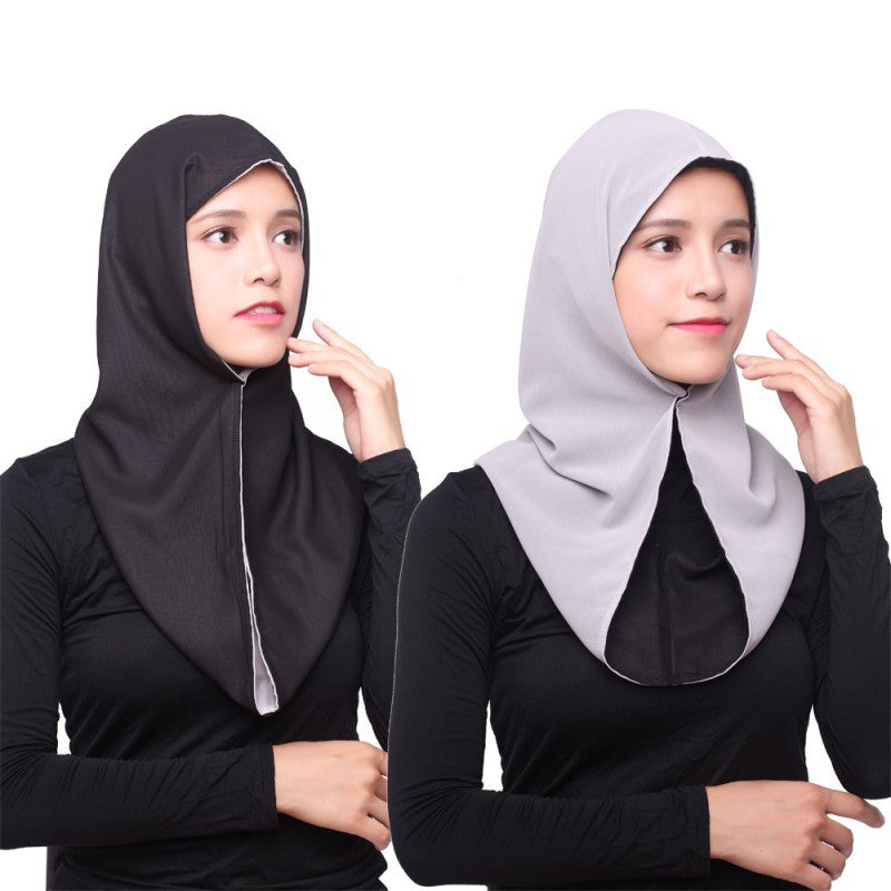 New Women Headwear Two Way Use Muslim Chiffon Hijab Cover Islamic Scarf Caps Shawls Headscarf Y09 J4U66