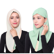 New Women Headwear Two Way Use Muslim Chiffon Hijab Cover Islamic Scarf Caps Shawls Headscarf Y09 J4U66