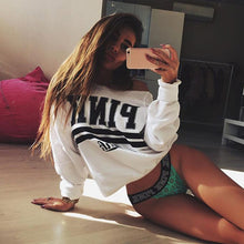 New Women Herfst Sweatshirts Vrouwen Losse Casual Print Dames Thicken Off De Schouder Truien Y09 J4U66