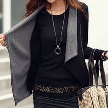 New Women Korean Style Zipper Slim Casual Long Sleeve Jacket Outwear Coat S/M/L/XL jawbreaker J4U66