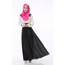 women long sleeve islamic kaftan abaya muslim cocktail maxi long dress J4U66