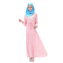 women long sleeve kaftan islamic muslim party cocktail long maxi dress J4U66