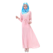 Long Sleeve Kaftan Islamic Muslim Party Cocktail Long Maxi Dress J4U66