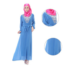 Long Sleeve Kaftan Islamic Muslim Party Cocktail Long Maxi Dress J4U66