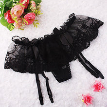 women sexy lace suspender garter belt matching g-string thong set stocking stylist J4U66