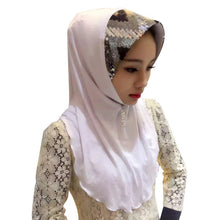 women soft full cover scarf paillette embroider linen caps islamic shawls hijab muslim headwear J4U66