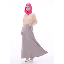 Women's Party Muslim Abaya Jilbab Islamic Maxi Dress Cocktail Long Sleeve Dress J4U66
