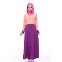 Women's Party Muslim Abaya Jilbab Islamic Maxi Dress Cocktail Long Sleeve Dress J4U66