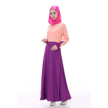 Women's Party Muslim Abaya Jilbab Islamic Maxi Dress Cocktail Long Sleeve Dress J4U66