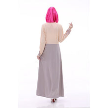 Women's Party Muslim Abaya Jilbab Islamic Maxi Dress Cocktail Long Sleeve Dress J4U66