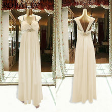 Elegant Chiffon Sequin Fishtail V Neck Sleeveless Tank Formal Long Maxi Dress J4U66