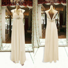 elegant women chiffon sequin fishtail v neck sleeveless tank formal long maxi dress J4U66