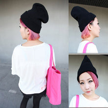 Warm Knit Hats Men Plain Beanie Hats Cap Slouchy HatJFY66