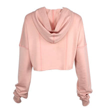 New Fashion Women Long Sleeve Casual Crop Sweatshirt Pullover Hoodies Tops Y06 J4U66